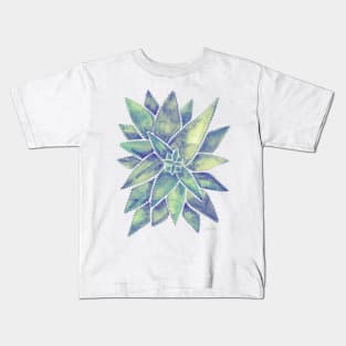 Marbled Aloe Vera Kids T-Shirt